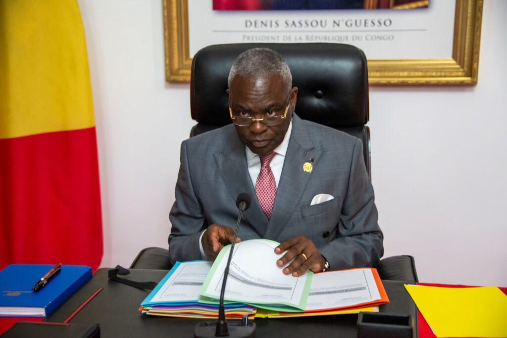 Le Premier Ministre, Chef du Gouvernement, Anatole Collinet MAKOSSO, a présidé ce Mercredi 9 octobre 2024 la réunion du Conseil de Cabinet 
