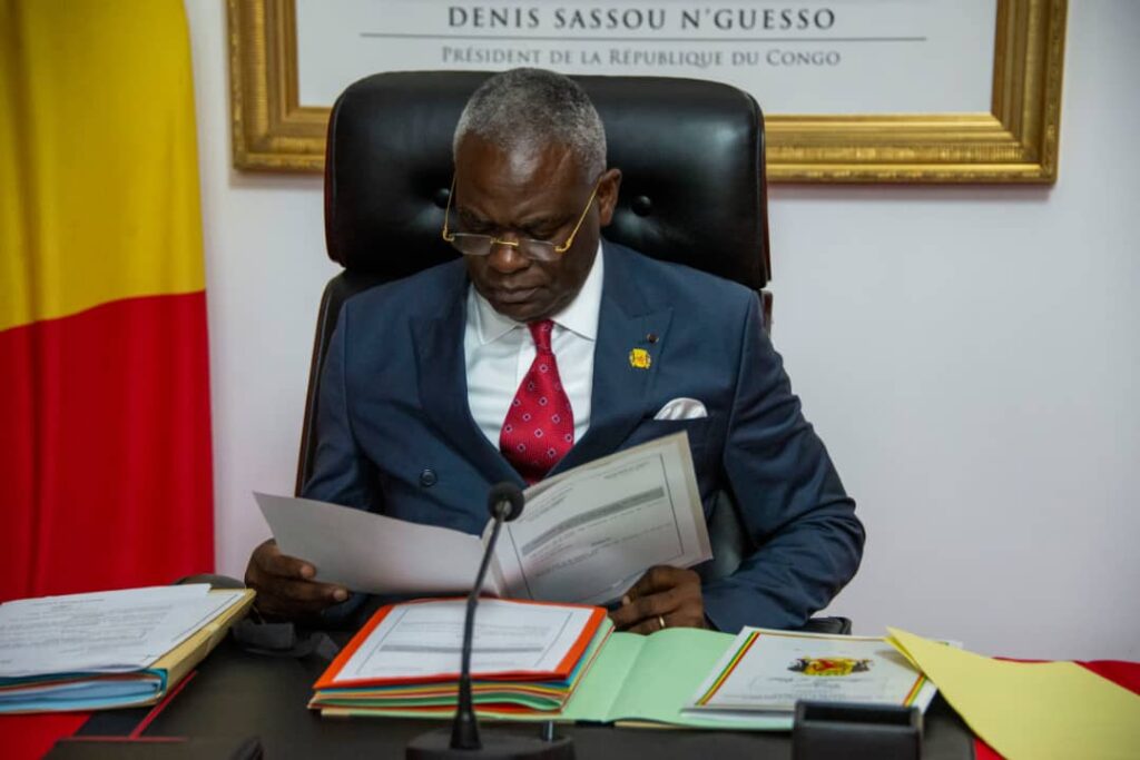 Anatole Collinet MAKOSSO, a présidé ce mercredi 16 octobre 2024 la réunion du Conseil de Cabinet