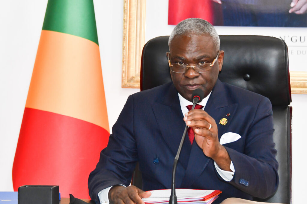 Le Premier Ministre, Chef du Gouvernement Anatole Collinet MAKOSSO a présidé ce jeudi 27 mars 2025, à 10 heures, au Palais des Congrès, la réunion du Conseil de Cabinet.