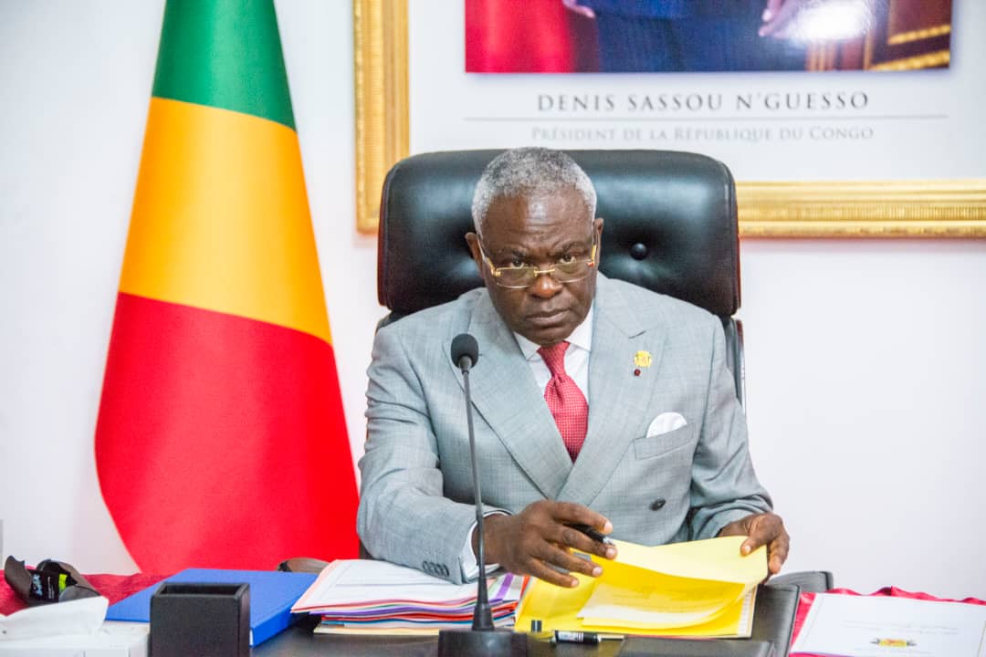 Anatole Collinet MAKOSSO, a présidé ce vendredi 11 avril 2025, à 10 heures, au Palais des Congrès, une réunion du Conseil de Cabinet