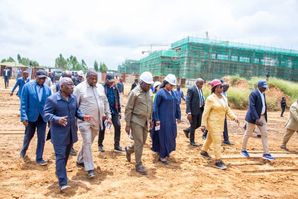 le Premier ministre a visité le chantier de l’université de Loango