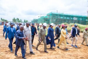 le Premier ministre a visité le chantier de l’université de Loango