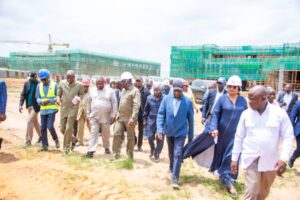 le Premier ministre a visité le chantier de l’université de Loango