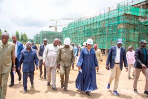 le Premier ministre a visité le chantier de l’université de Loango