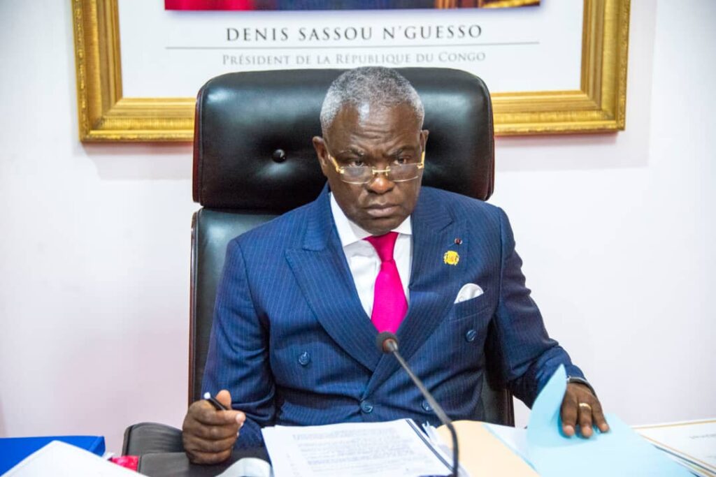 Anatole Collinet MAKOSSO, a présidé ce vendredi 9 Mai 2025, à 10 heures, au Palais des Congrès, une réunion du Conseil de Cabinet