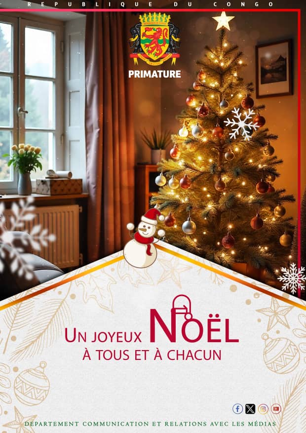 primature de la république du Congo vous souhaite un joyeux noël