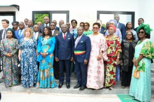 Le Premier Ministre, Chef du Gouvernement Anatole Collinet Makosso a inauguré le siège du Registre Social Unique (RSU)